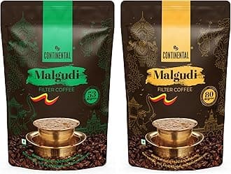 - Filter Coffee 500gm Pouch Combo | (53% Coffee - 47% Chicory) + (80% Coffee - 20% Chicory) | Traditional South Indian | Freshly Roasted Ground Coffee | 500gm*2-1KG