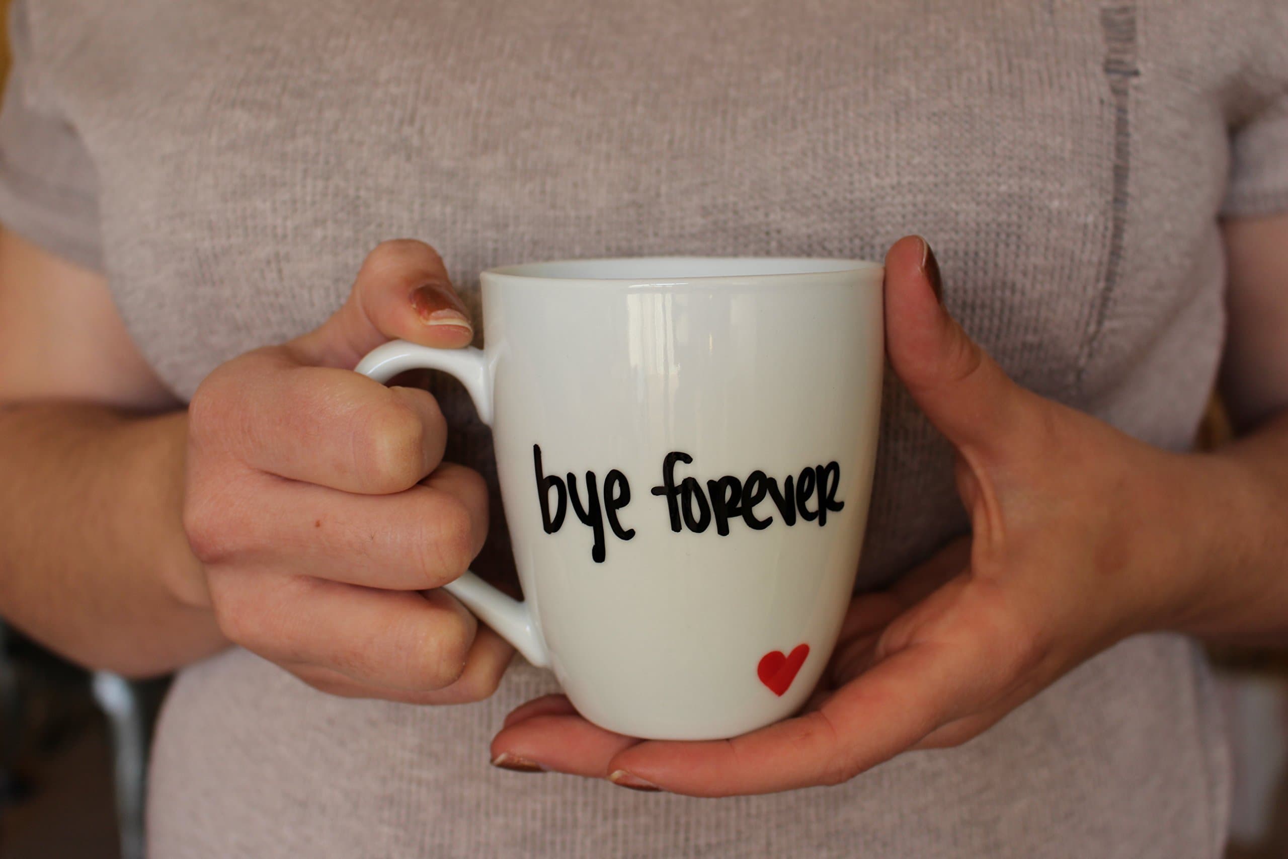 Bye Forever mug