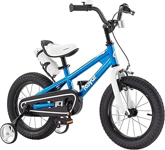 RoyalBaby Kids Bike Boys Girls Freestyle BMX Bicycle with Training Wheels Kickstand Gifts for Children Bikes Kid's Bicycle