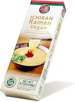 Official ICHIRAN Vegan Ramen Kit (Pork Bone Broth Flavor), Plant-Based Tonkotsu Flavor Ramen Noodle Soup Imported from Japan, 8.7 oz (2 Servings)