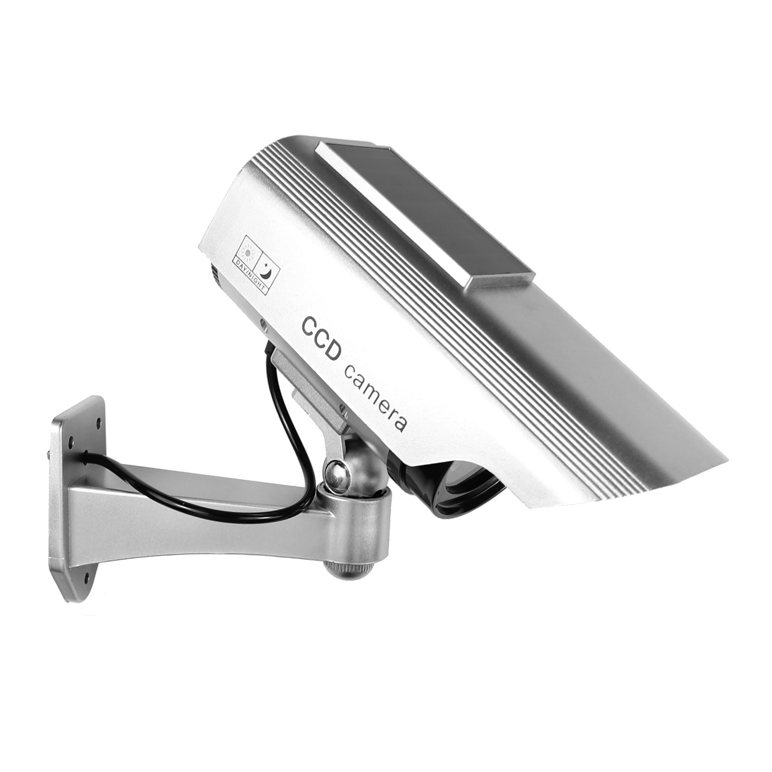 Best Dummy Camera Solar Powered - Blinking Red LED Light - Internal Lithium Rechargeable Battery - Never Buy Batteries Again - D