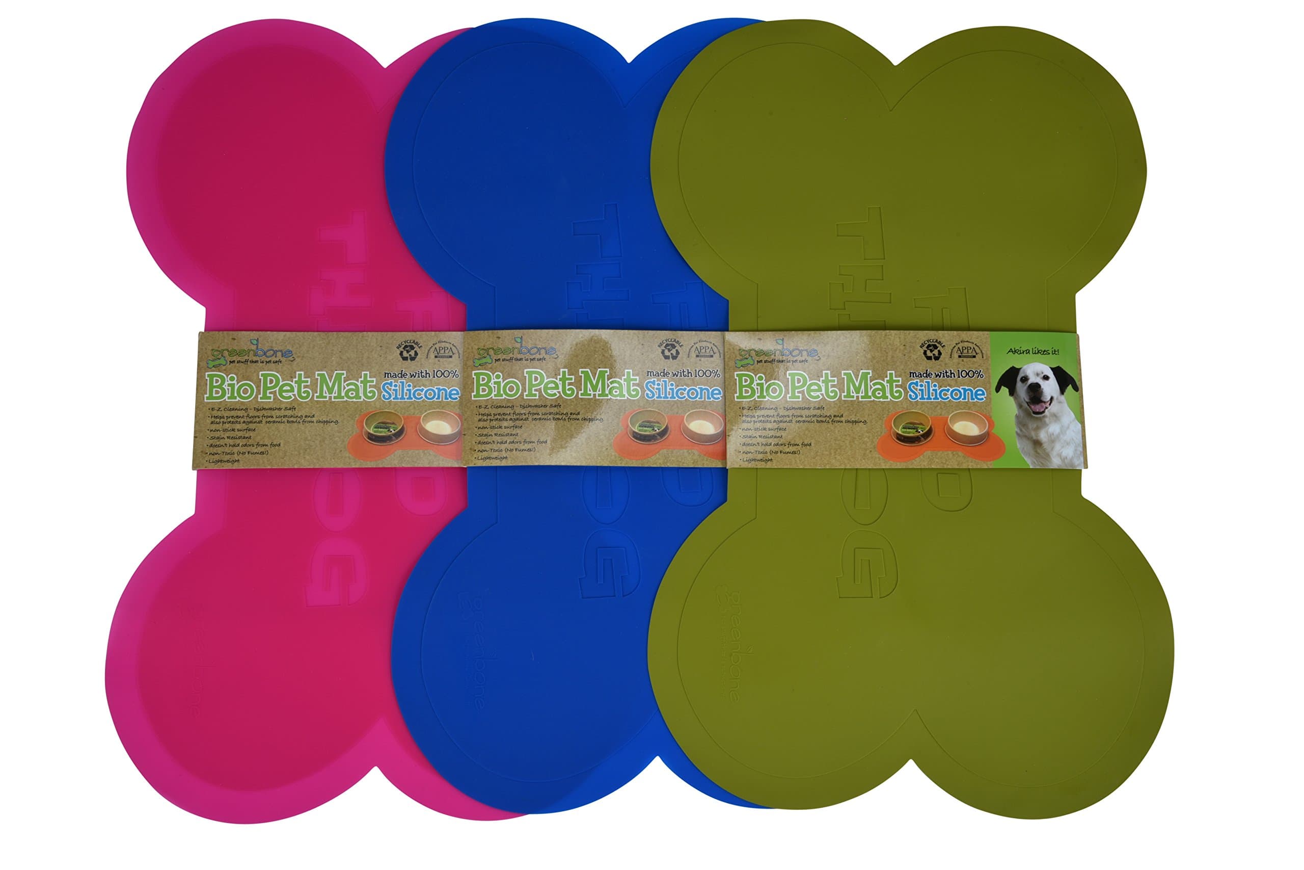 Greenbone Silicon Bone Pet Mat