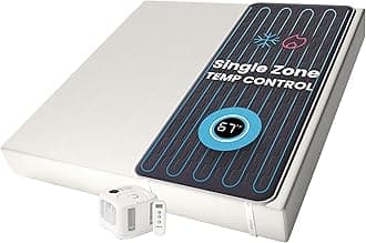 Chilipad Cube Bed Cooling System - Cooling & Heating Mattress Topper, Set Individual Bed Temperature, Cool Sleep Enhancement, Temp Range of 60-115°F, ME Half Queen Bedsize (30"W x 80"L), Model: CP500