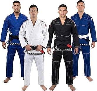 Progress BJJ Gi | Preshrunk Pearl Weave 475g | Brazilian Jiu Jitsu Uniform FREE White Belt