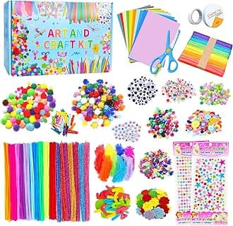 Itopstar Arts and Crafts Supplies Kit X-Large Craft Set for Kids