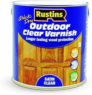 RUSTINSQuick Dry Outdoor Clear Varnish 2.5 L Satin