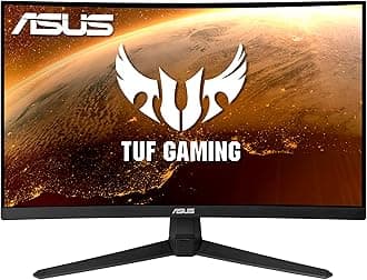 ASUS TUF Gaming VG24VQ1B Monitor – 23.8 inch Full HD (1920x1080), 165Hz (above 144Hz), Extreme Low Motion Blur, Adaptive-sync, FreeSync Premium, 1ms (MPRT), Curved