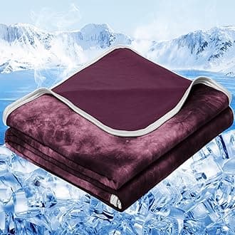 inhand Cooling Blanket Twin Size (60"x80"), Cooling Blankets for Hot Sleepers, Absorbs Heat to Keep Adults Cool for Summer Nights Sweats, Thin Cold Lightweight Blanket for Couch Bed, All Season Use