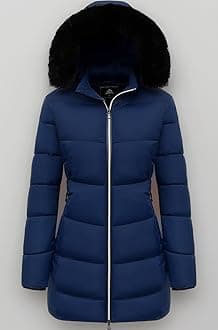 MOERDENG Women's Winter Windproof Warm Down Coats Waterproof Thicken Hooded fashions Puffer Jacket