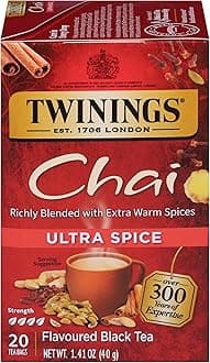 Twinings Ultra Spice Chai, 1.41 oz, 20 ct