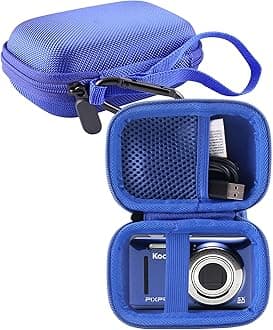 WERJIA Hard EVA Travel Case for Kodak PIXPRO Friendly Zoom FZ55/FZ45/FZ53/ FZ43 Digital Camera (blue)