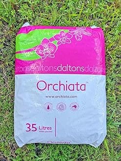 Orchiata Orchid Bark | 100% Pure New Zealand Pinus Radiata | Power Grade (3/8'' - 1/2'') Organic Potting Bark for Aeration and Longevity, 35L Bag