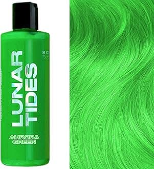 Lunar Tides Semi-Permanent Hair Color (43 colors) (Aurora Green, 8 fl. oz.)