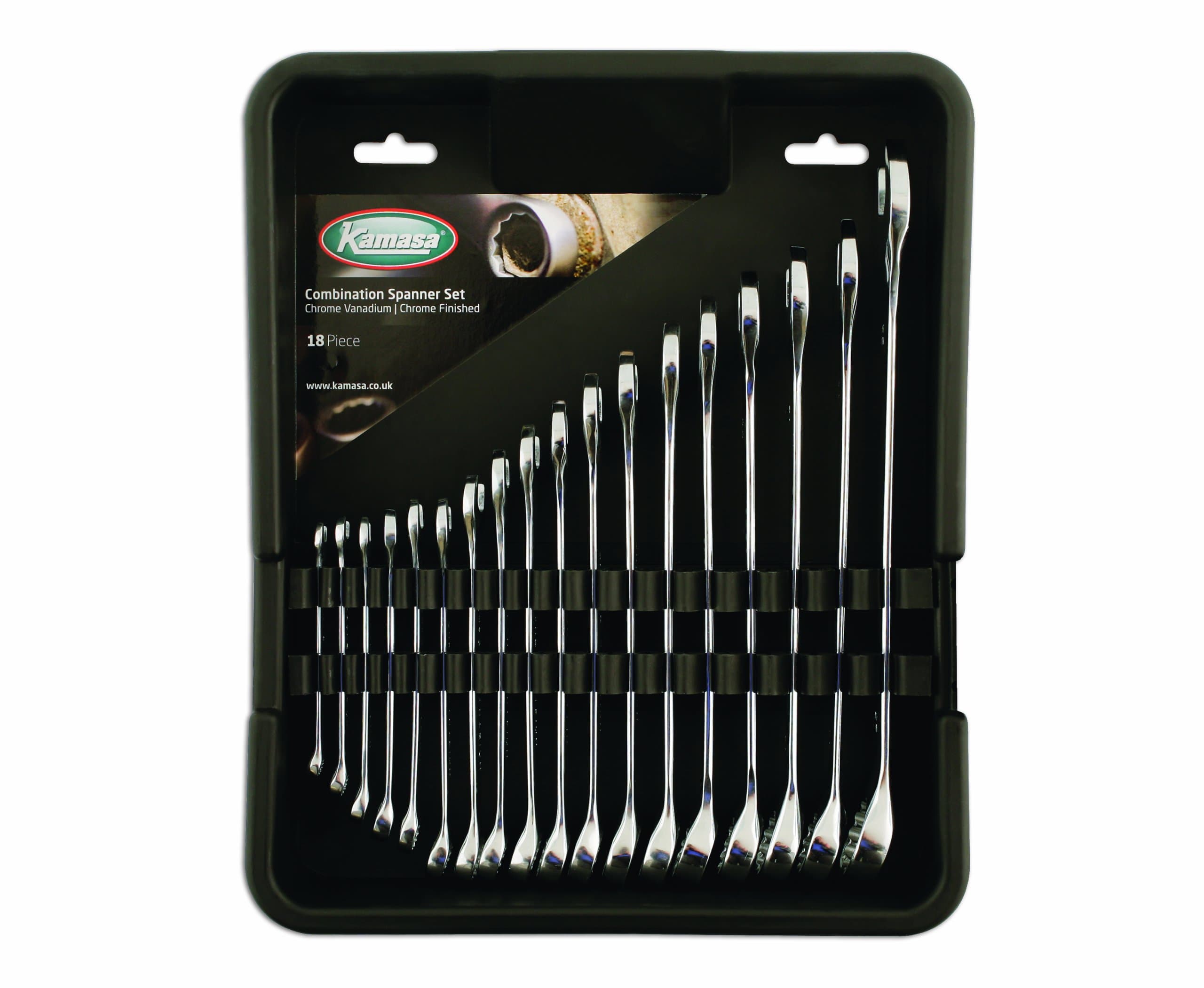 Kamasa 56052 Combination Spanner Set 18pc