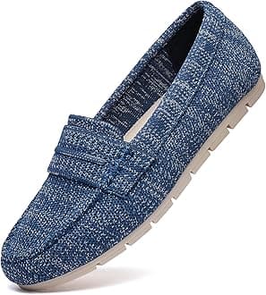 Loafers for Women Comfortable Dressy Casual Work Flats Lightweight & Breathable Slip On Walking Shoes Knit