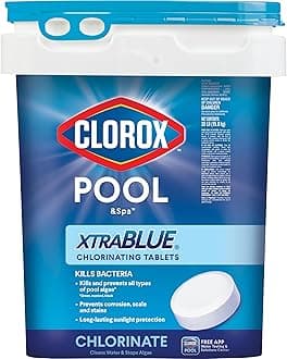 XTRABLUE 3” Chlorinating Tablets, Individually Wrapped, Kills Bacteria & Stops Algae (35 LB)