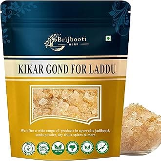 BrijBooti Organic Babool Gond For Ladoo -(250 Gr) Kikar Gond - Gum Arabic - B...