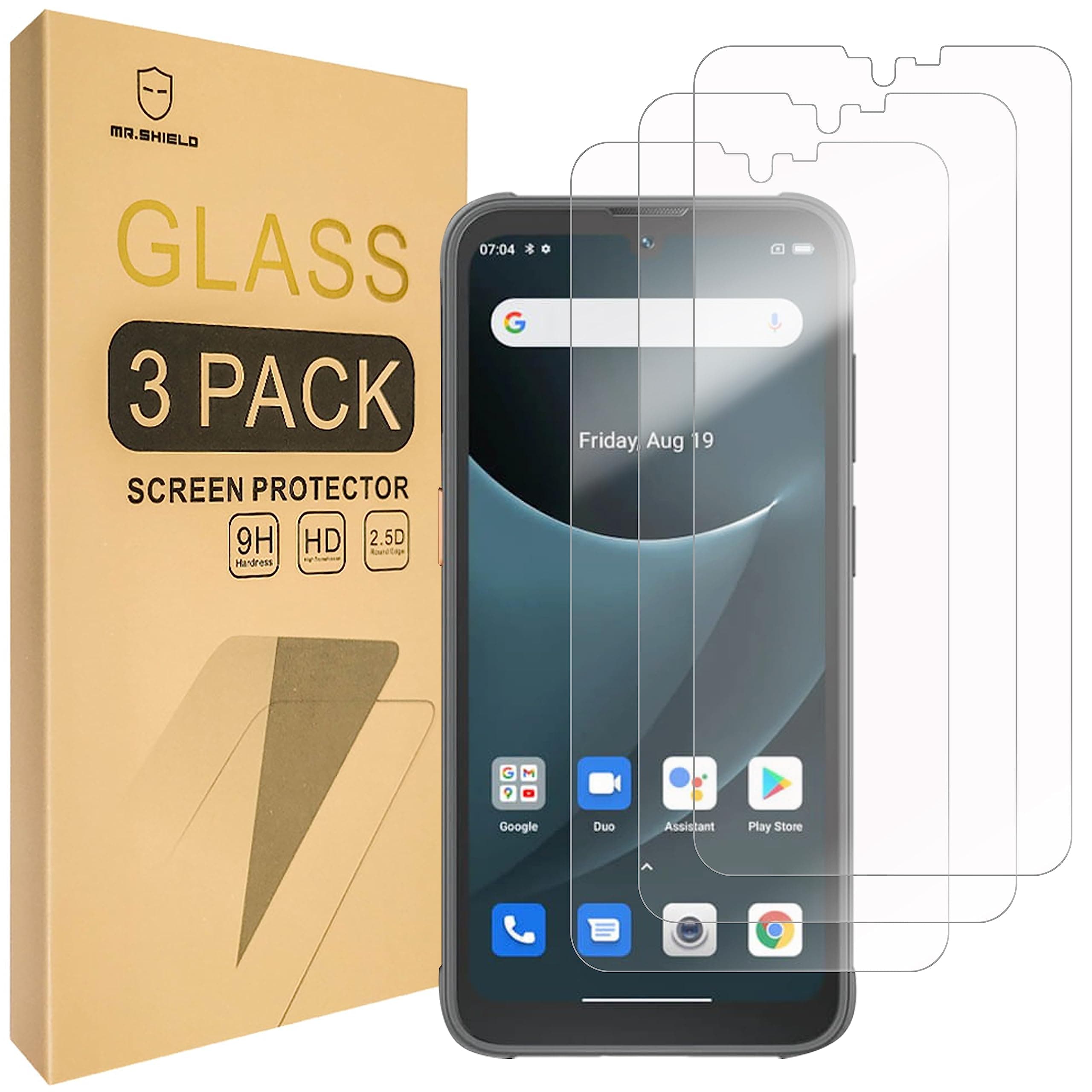 Mr.Shield [3-Pack] Screen Protector For Blackview BV5200 Pro/Blackview BV5200 [Tempered Glass] [Japan Glass with 9H Hardness] Screen Protector