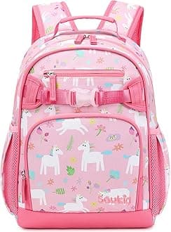 Cute Small Little Kids Unicorn Backpack Kindergarten Preschool Backpacks for Girls Ages 2-4-6 (Pink Unicorn)
