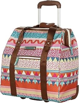 Design Pattern Carry on Bag Wheeled Cabin Tote (On the Powl)