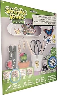 Creative Pack 10 Sheets Crystal Clear Kids Art and Craft Activity