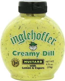 Inglehoffer Mustard, Creamy Dill, 9.75 Ounce (Pack of 6)
