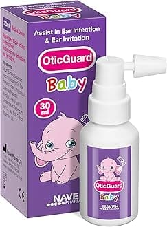 Otic Guard Baby Ear Drops – Natural Ear Oil for Ear Wax Removal & Infection Relief – Gentle Ear Cleaner for Babies, Toddlers & Kids – Soothes Itchy Ears & Swimmer’s Ear