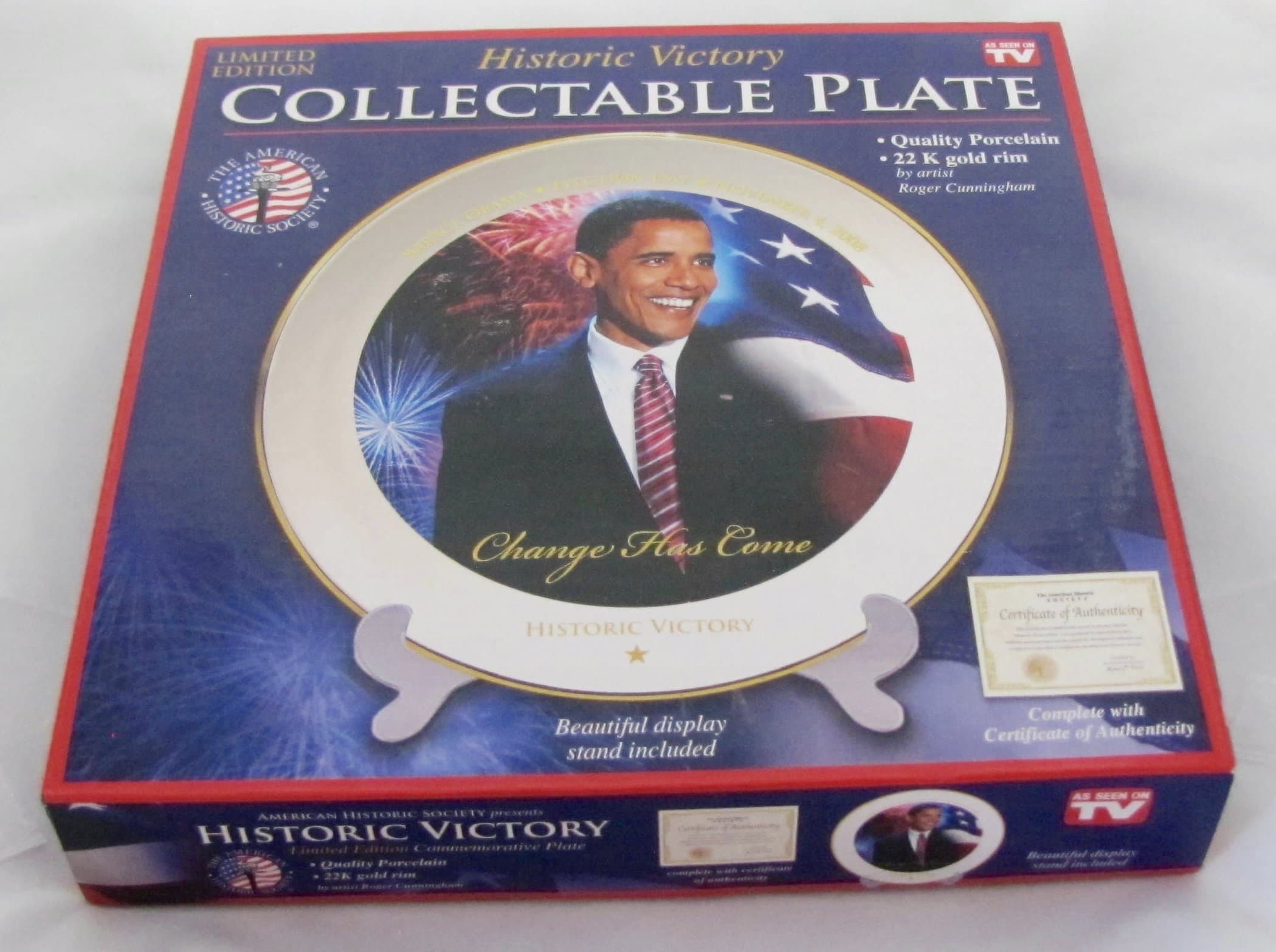Obama Collectable Plate
