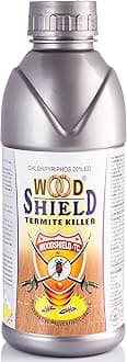 Wood Shield Termite Killer for Home Wood Wall and Soil | Protects Against Termites, Borers, White Ant | Concentrate Liquid (1 Litre)