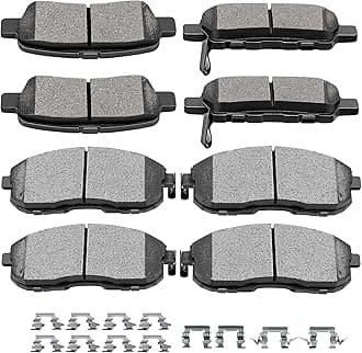 SCITOO Ceramic Disc Brake Pads Set fit Infiniti G35 Nissan 350Z 2003-2005