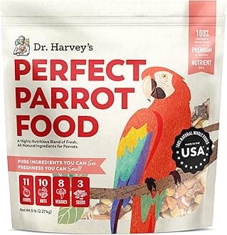 Perfect Parrot Blend - Natural Food for Large Parrots (5 pounds)