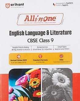 (Old Edition) Arihant All In One English Language & Literature CBSE Class 9 For 2025 Exams