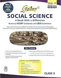New Age International Private Limited Golden Social Science (History, Geography, Civics and Economics): Based on NCERT for Class- 10 (For CBSE 2023 Board Exams, includes Objective Type Question Bank)