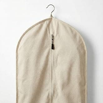 100% Cotton Garment Bag | Long | Breathable Garment Bags for Hanging Clothes | Garment Storage Bag for Long Dresses & Coats Storage | Pack of 1 (42 Inch)