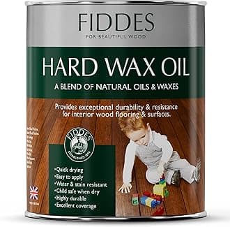 Fiddes Satin Finish Hard Wax Oil 1 Litre, Clear