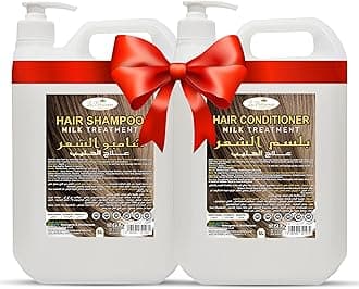 La Parisienne Premium Shampoo & Conditioner Milk treatment 5+5 Liter Pack of 2