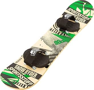 Sportsstuff Snow Ryder, Hardwood Snowboard, perfect for Beginners and Backyard Fun