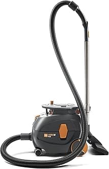 Taski Canister Dry Vacuum, Grey/Orange, 3.5 Gallon