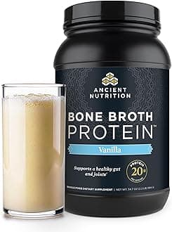 Ancient Nutrition - Bone Broth Protein Powder Vanilla 34.8oz 171401