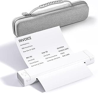 Portable Thermal Printer M08F, Portable Wireless Printer for Travel and Home Use Compatible with iOS, Android,PC, Wireless Bluetooth Printers Support 8.5" X 11" US Letter Thermal Paper