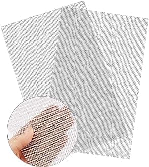 TYUI 2 PCS Stainless Steel Woven Wire 20 Mesh Metal Mesh Sheet Rodent Control Insect Mesh Pest Proofing Mesh for Windows, Door, Filter, 12 x 8 Inches (300X 210mm)