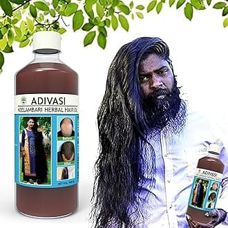 Organic Haki Piki Adivasis Herbal Hair Growth Oil – Powerful Ayurvedic Hair Fall Control & Anti-Dandruff Treatment with Onion, Rosemary, Castor, Amla, Almond, Coconut, Brahmi & Bhringraj – Natural Hair Nourishment for Men & Women (500ml, Pack of 1)