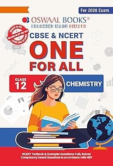 Oswaal CBSE & NCERT One for All Class 12 Chemistry (For 2026 Exam)