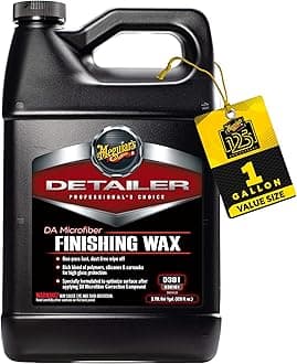 Professional DA Microfiber Finishing Wax D30101 - Pro Car Polish Removes Light Defects While Adding Protection, Ideal for Use on DA Microfiber Finishing Disc and DA Polisher, 128 Oz, 1 Gal