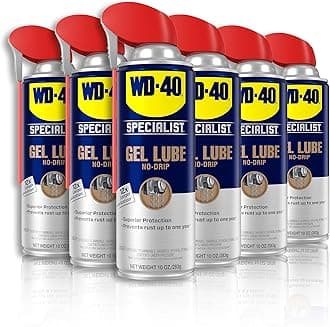 Gel Lube with SMART STRAW SPRAYS 2 WAYS, 10 OZ [6-Pack]