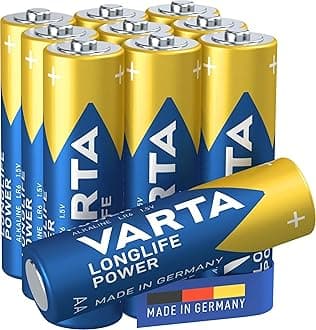 VARTALonglife Power AA Alkaline Batteries LR6 - Pack of 10 - Packaging May VaryThe Nordic Swan EcolabelThe Nordic Swan Ecolabel