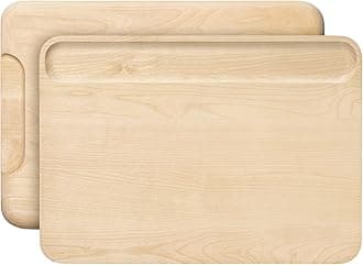 Caraway Cutting Board - Large (17 x 12”) - Double Sided Wood Cutting Board - Made From FSC-Certified Wood - Food-Safe Mineral Oil & Wax Finish