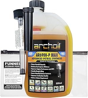 Archoil AR6900-P Max Advanced PETROL Fuel Additive Concentrate, Treats 500L of Fuel, Petrol Injector Cleaner, GPF Turbo EGR Valve Cleaner, Super Unleaded Convertor (500ml)