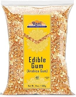 Rani Edible Gum Whole (Arabica Gum) 14oz (400g) ~ All Natural, Salt-Free | Vegan | No Colors | Gluten Friendly | NON-GMO | Kosher | Indian Origin