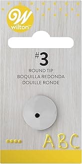 Round Tip, 3 Carded, Stainless Steel